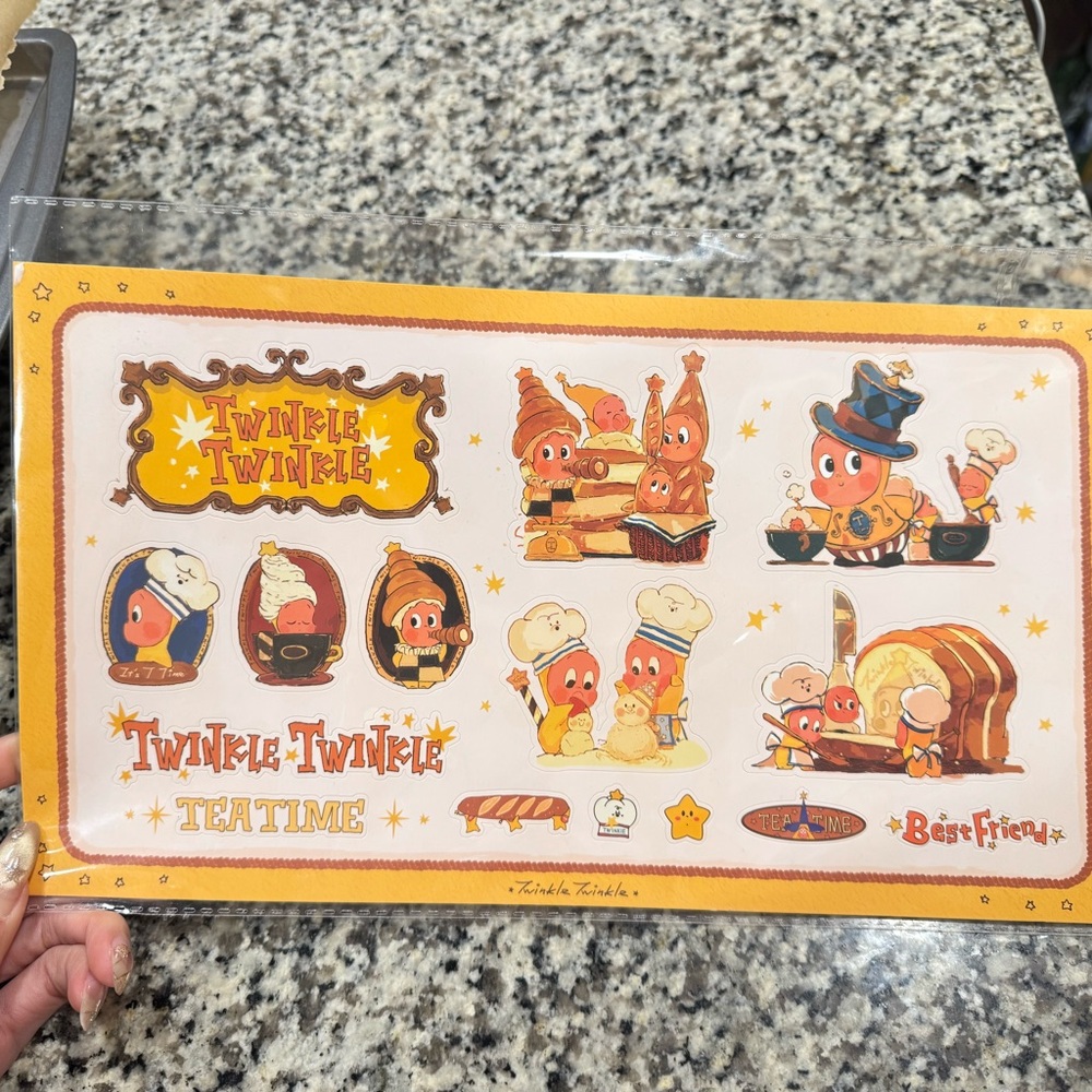 Pop Mart Twinkle Twinkle Tea Time Limited Edition Sticker